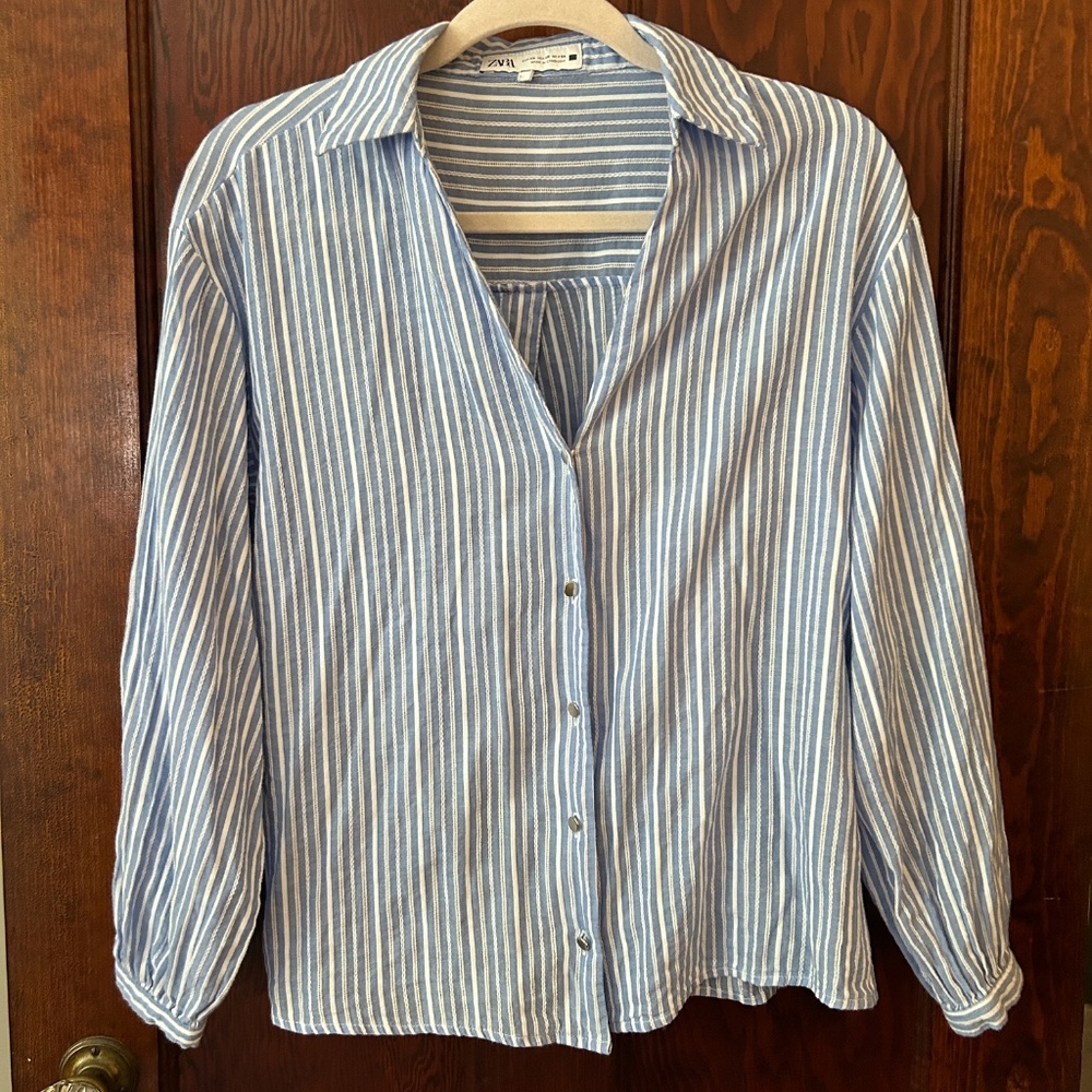 Zara Striped Blouse